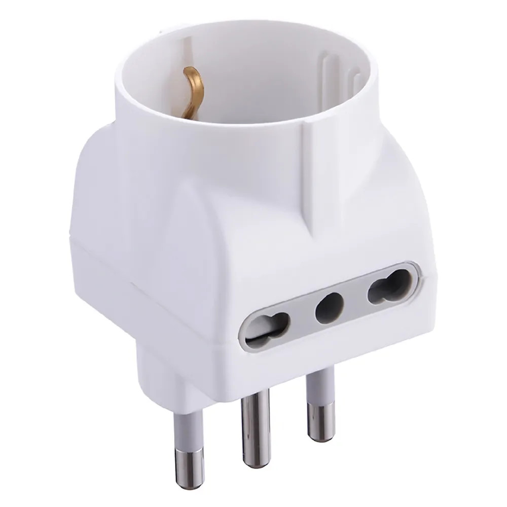 ADATTATORE TRIPLO PR.2 x 2P+T - ELECTRALINE - Vista Principale