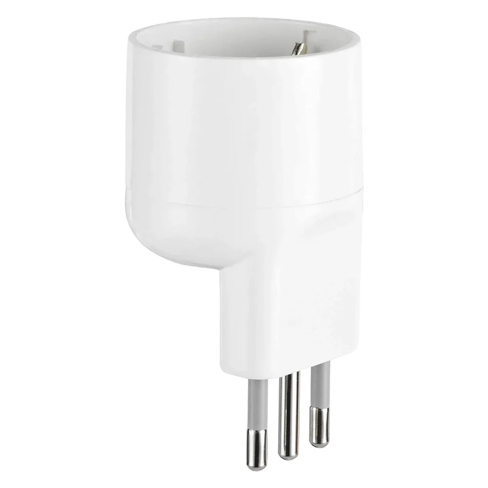 ADATTATORE SINGOLO SPINA ASIMMETRICA 'SALVASPAZIO' - ELECTRALINE - Vista Principale