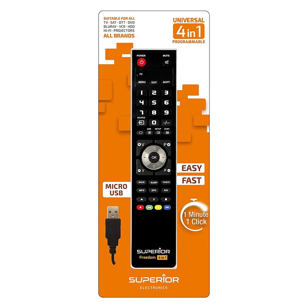TELECOMANDO UNIVERSALE USB 'FREEDOM' 4 in 1 - SUPERIOR - Vista Principale
