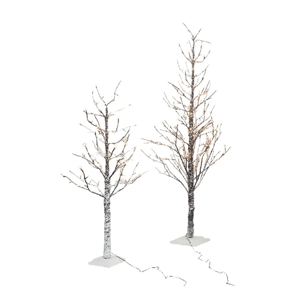 ALBERO TRONCO E RAMI INNEVATI CON LUCI LED - Senza Marca - Vista Principale