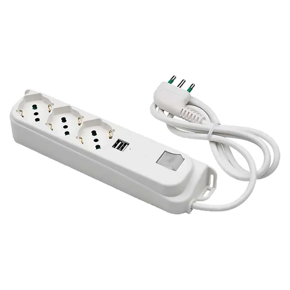 MULTIPRESA CON INTERRUTTORE + USB - FANTON - Vista Principale