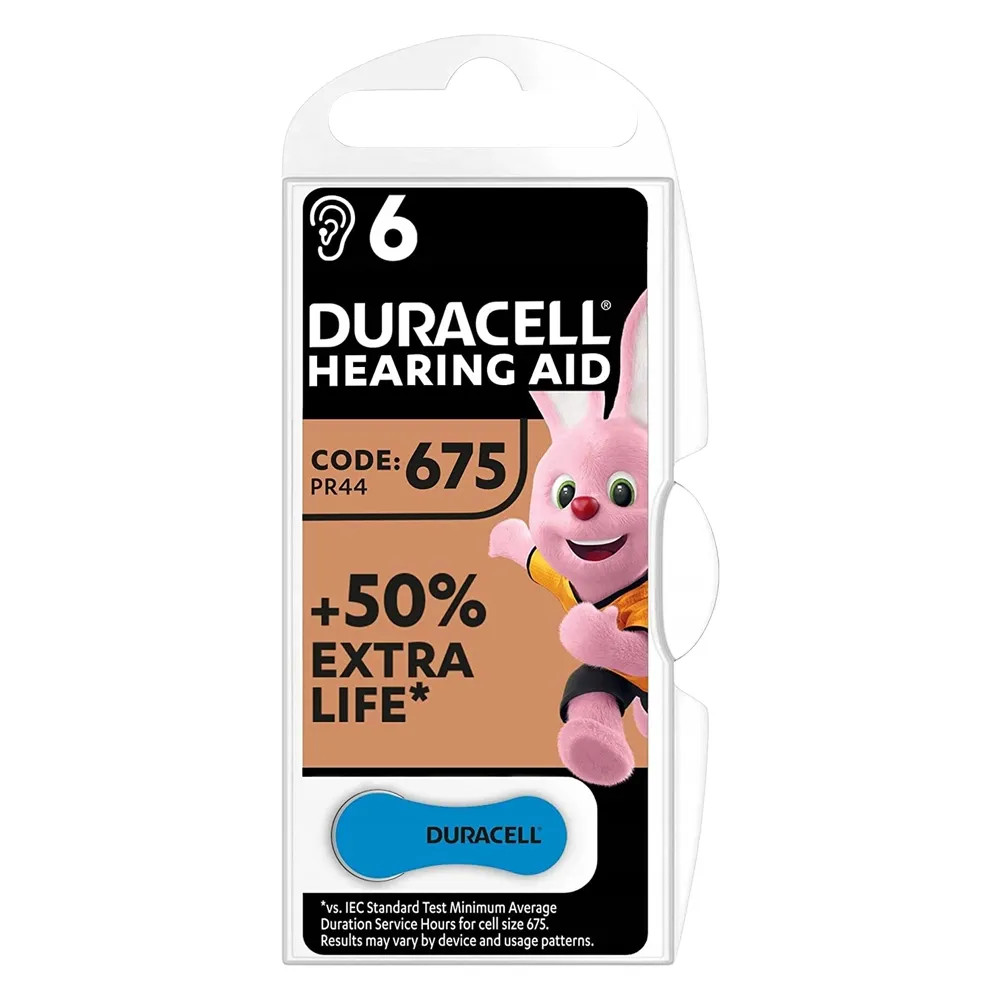 PILA PER APPARECCHI ACUSTICI 'DA 675' - DURACELL - Vista Principale