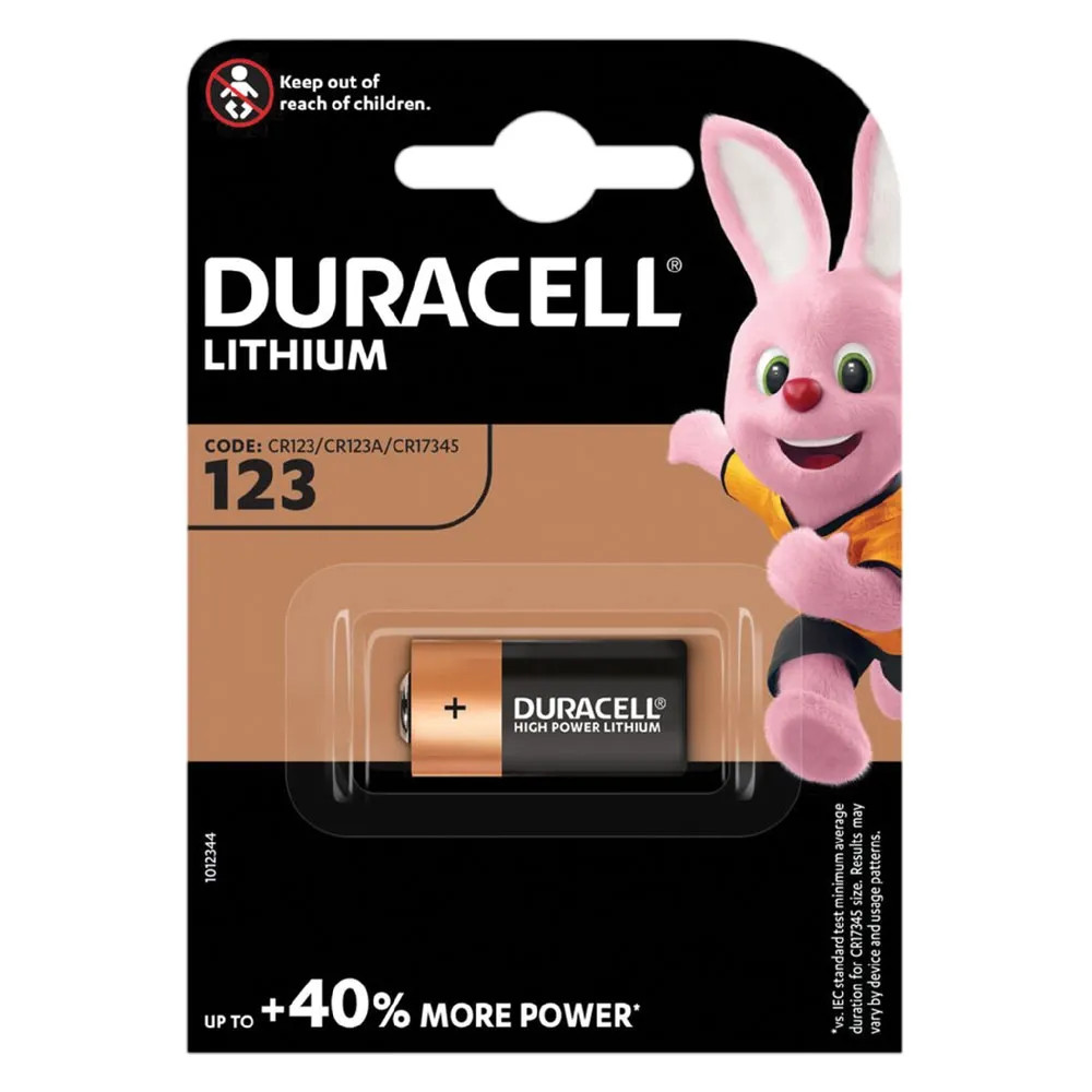 PILA PER FOTOCAMERA DIGITALE 'CR123' - DURACELL - Vista Principale