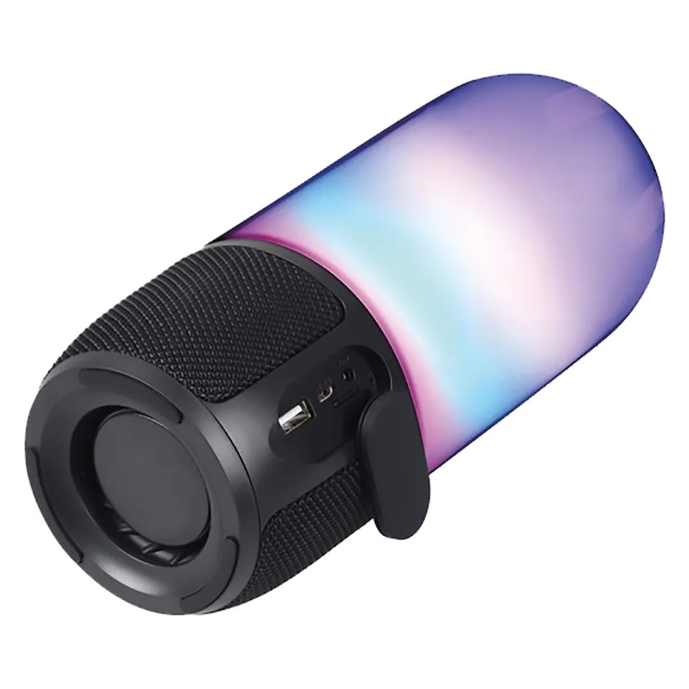 LAMPADA ALTOPARLANTE DA TAVOLO CON GIOCHI LUCE LED - VTAC - Vista Principale