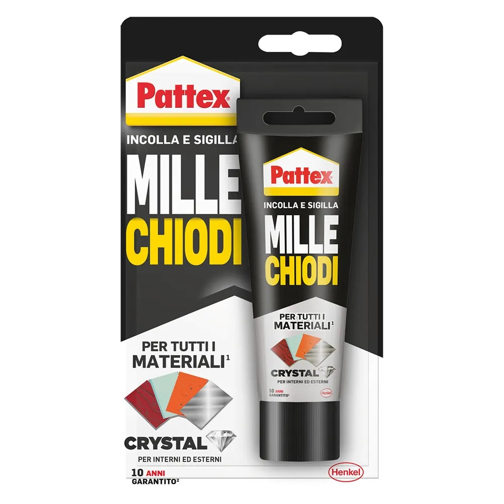 ADESIVO MILLECHIODI 'CRYSTAL' - PATTEX - Vista Principale