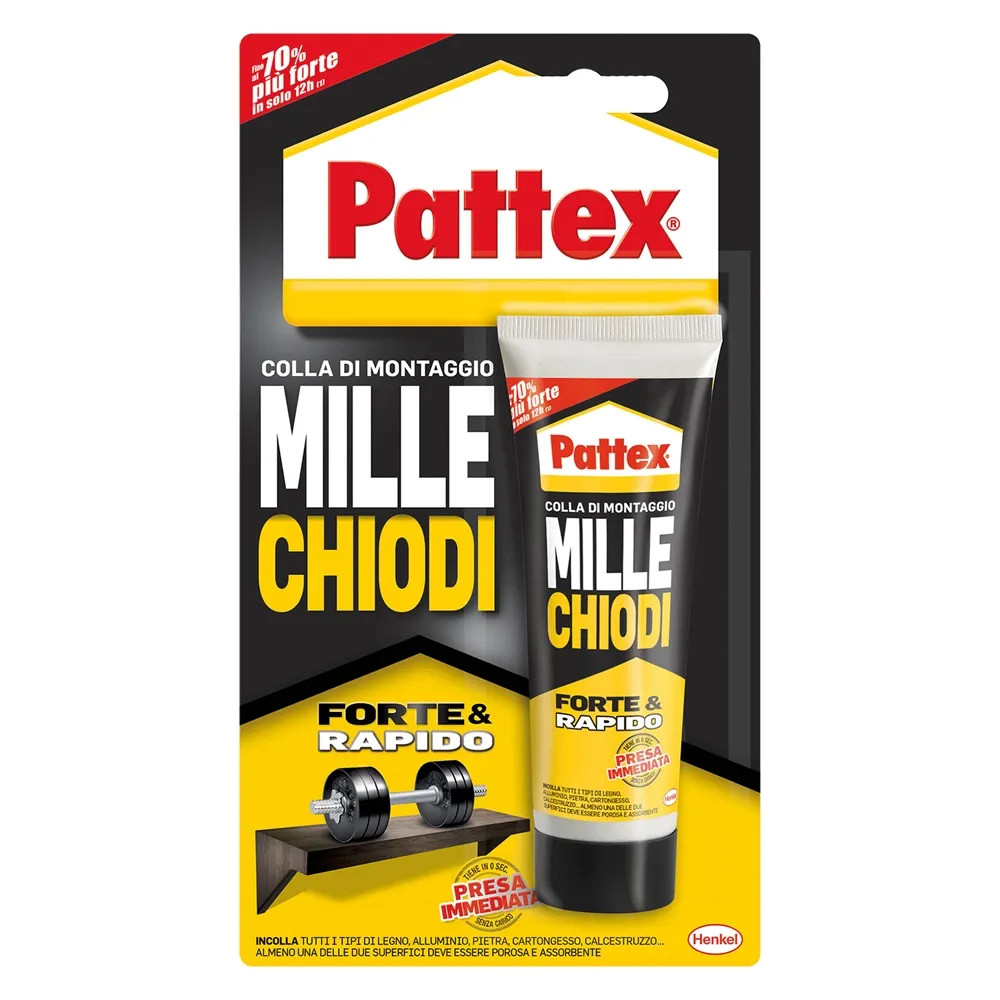ADESIVO MILLECHIODI 'FORTE&RAPIDO' - PATTEX