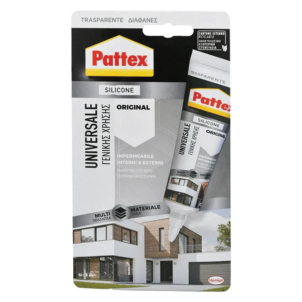 SILICONE ACETICO trasparente - PATTEX - Vista Principale