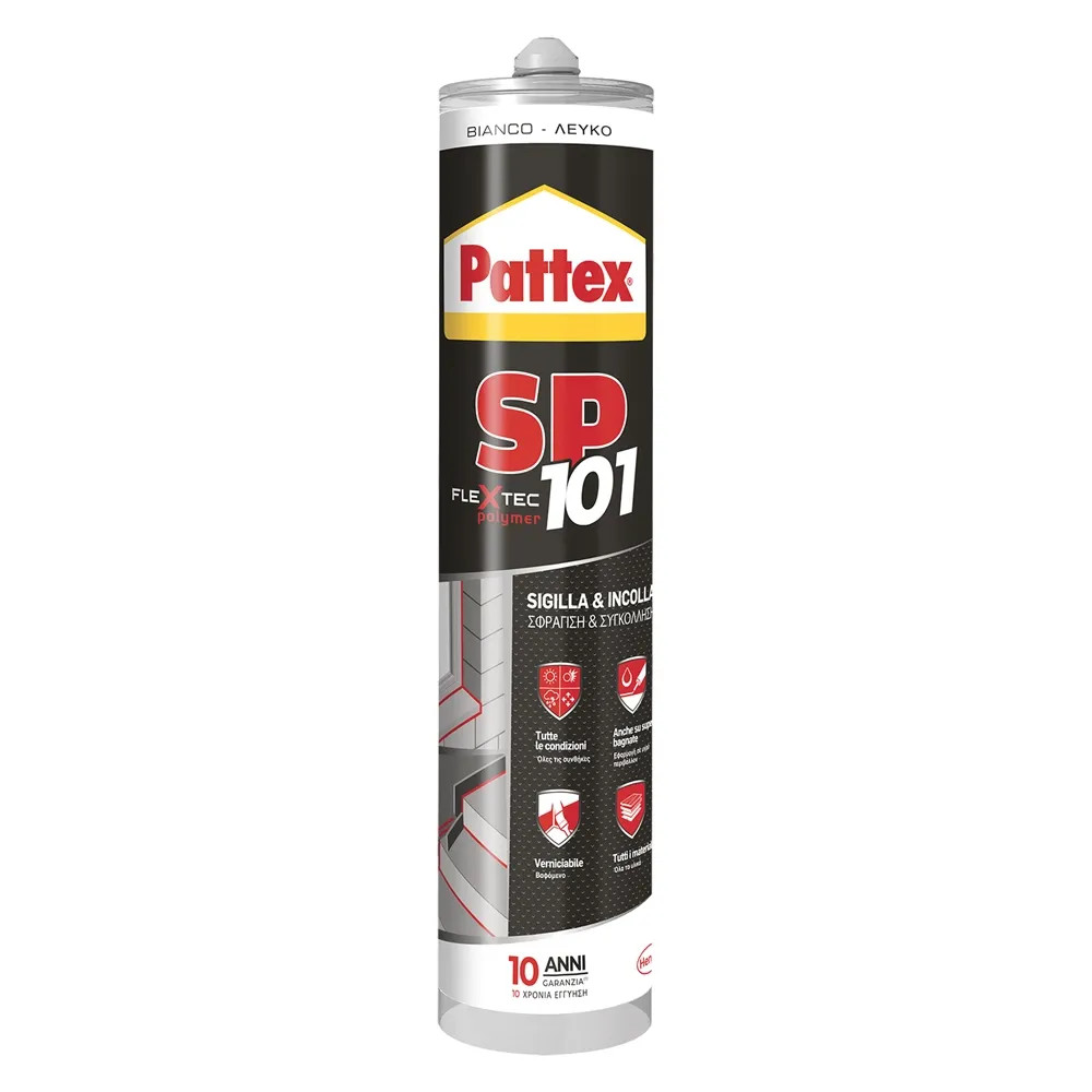SIGILLANTE NEUTRO PER MULTIMATERIALI 'PATTEX SP101 - PATTEX
