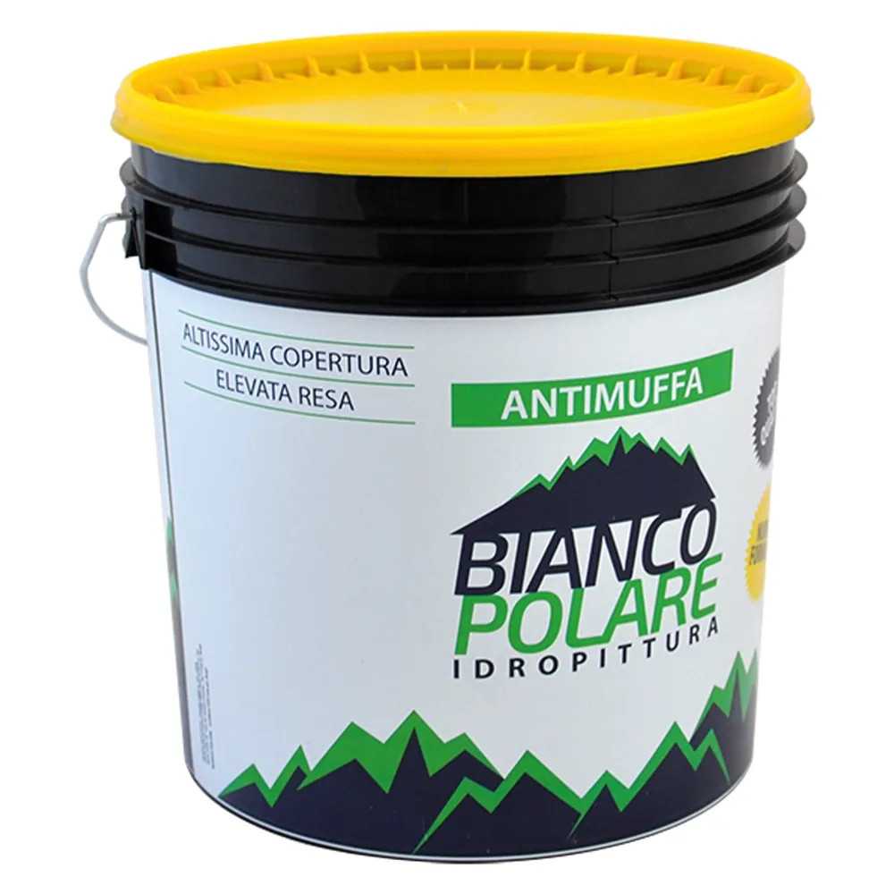PITTURA AL QUARZO LISCIO ANTIMUFFA - BIANCO POLARE