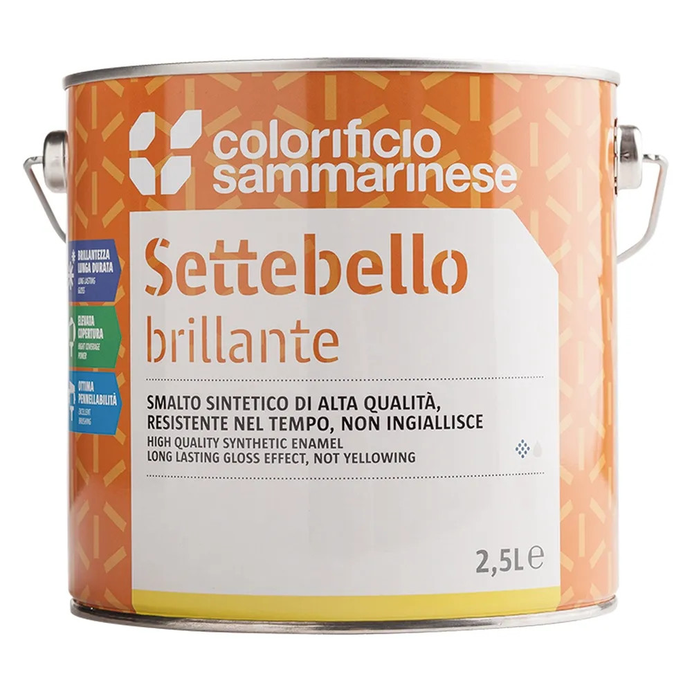 SMALTO SINTETICO 'SETTEBELLO' - COLORIFICIO SAMMARINESE