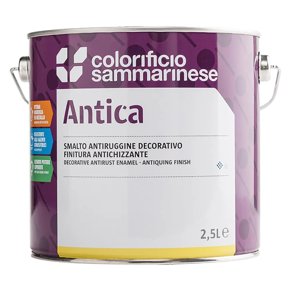 SMALTO ANTIRUGGINE 'ANTICA' - COLORIFICIO SAMMARINESE