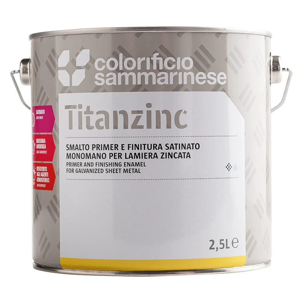 SMALTO SINTETICO RIEMPITIVO 'TITANZINC' - COLORIFICIO SAMMARINESE