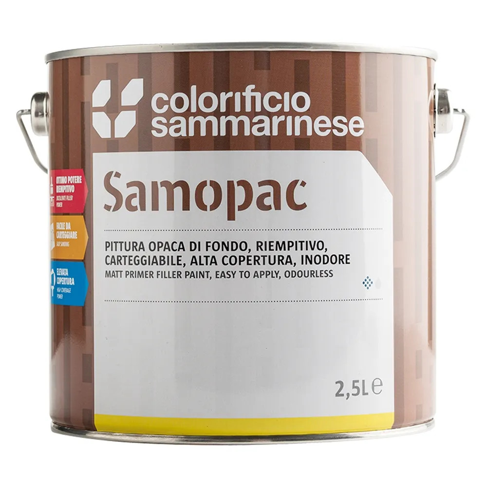PITTURA OPACA DI FONDO 'SAMOPAC' - COLORIFICIO SAMMARINESE - Vista Principale