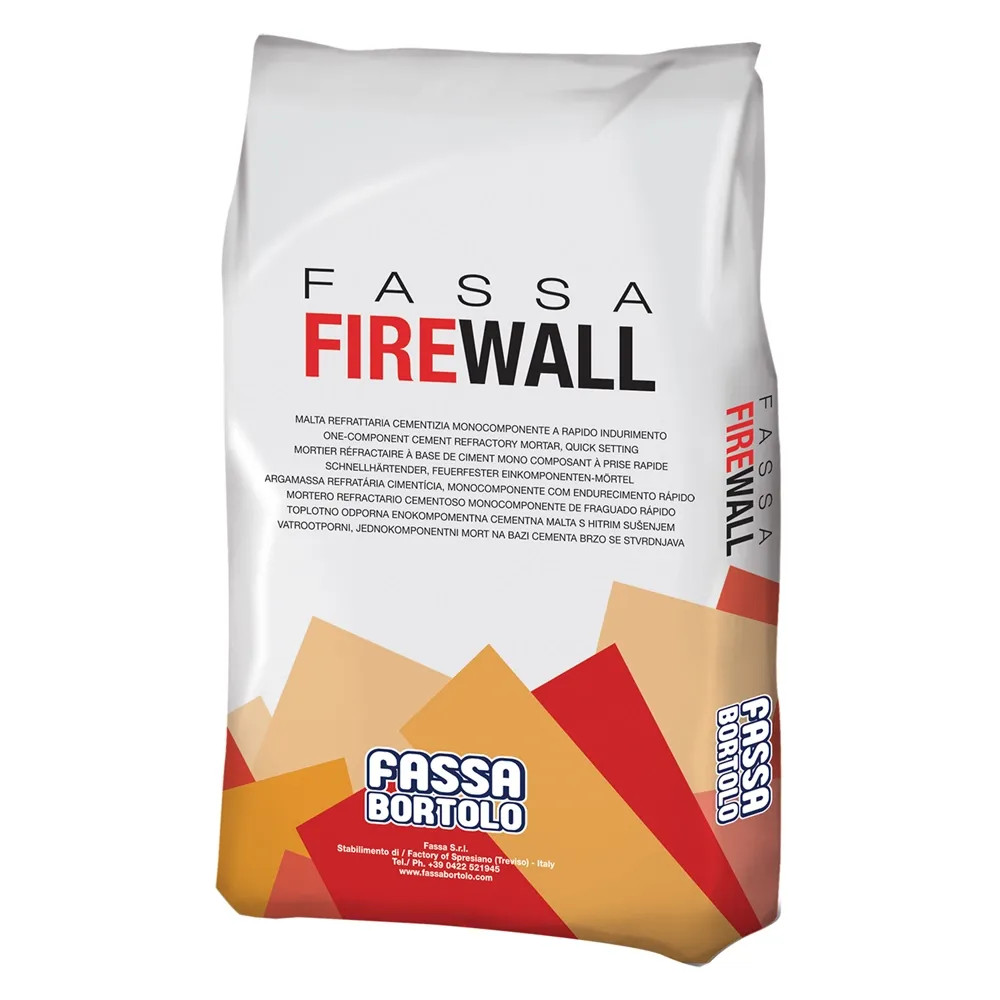 MALTA CEMENTIZIA REFRATTARIA 'FASSA FIREWALL' - FASSABORTOLO