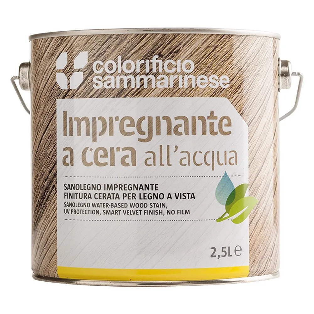 IMPREGNANTE 'SANOLEGNO' Cerato Bianco - COLORIFICIO SAMMARINESE - Vista Principale