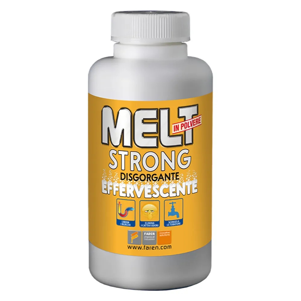 DISGORGANTE EFFERVESCENTE IN POLVERE 'MELT STRONG' - FAREN - Vista Principale