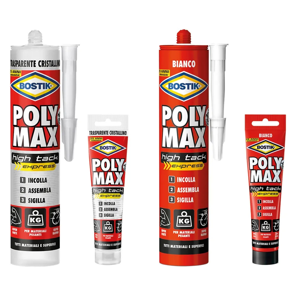 ADESIVO SIGILLANTE UNIVERSALE 'POLY MAX' HTE - BOSTIK