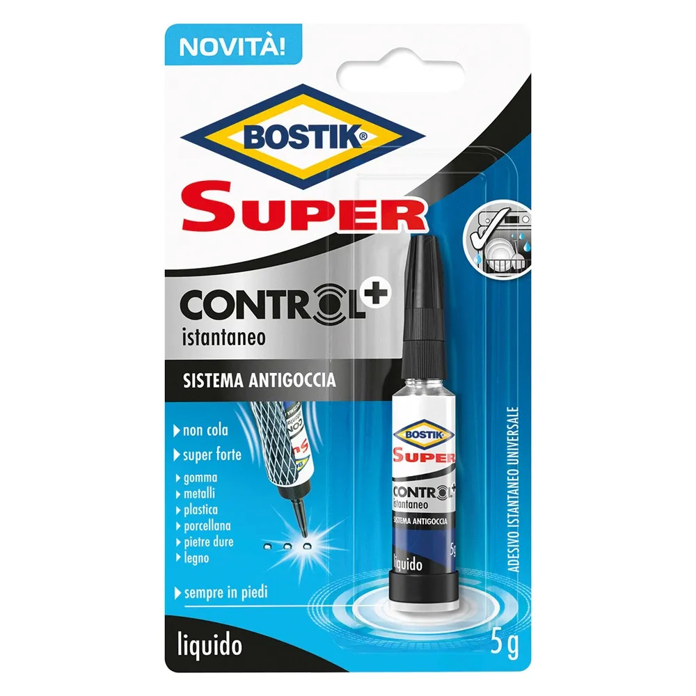 ADESIVO CIANOCRILATO 'SUPER CONTROL +' - BOSTIK - Vista Principale