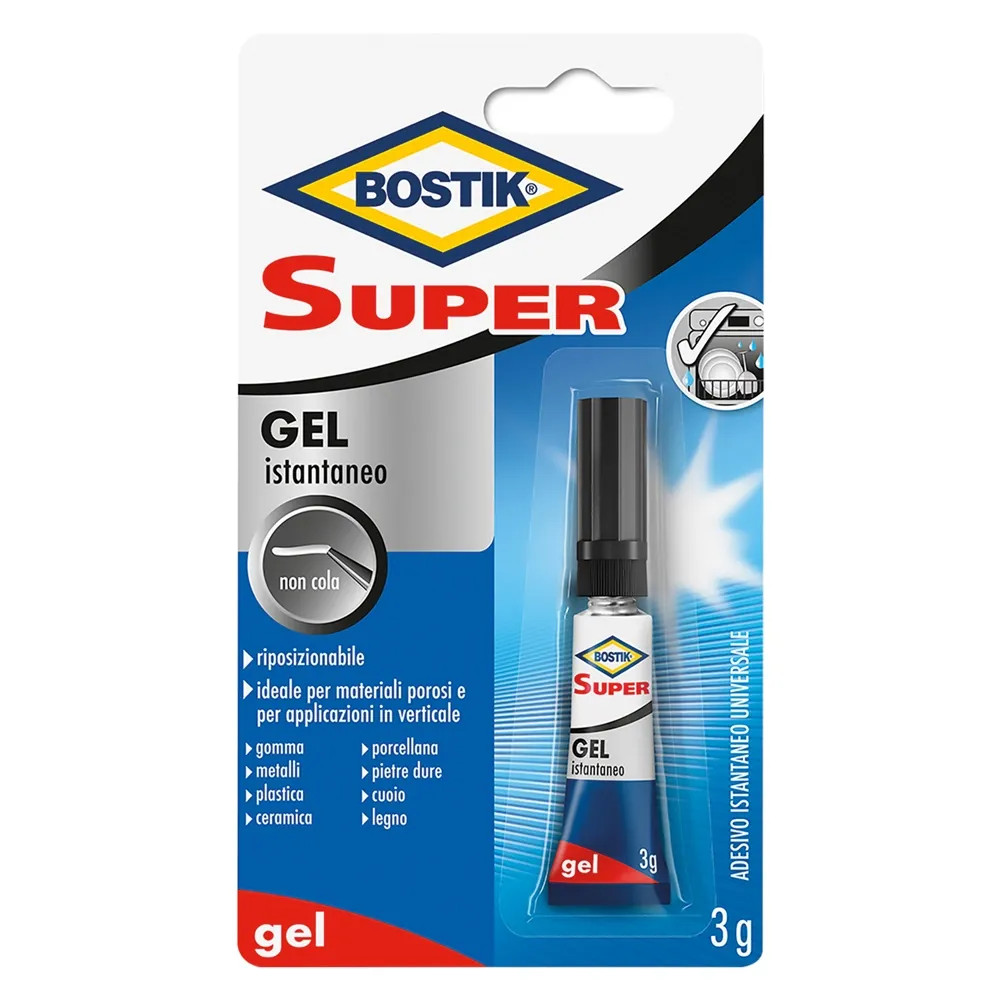ADESIVO ISTANTANEO UNIVERSALE GEL 'SUPER' - BOSTIK - Vista Principale