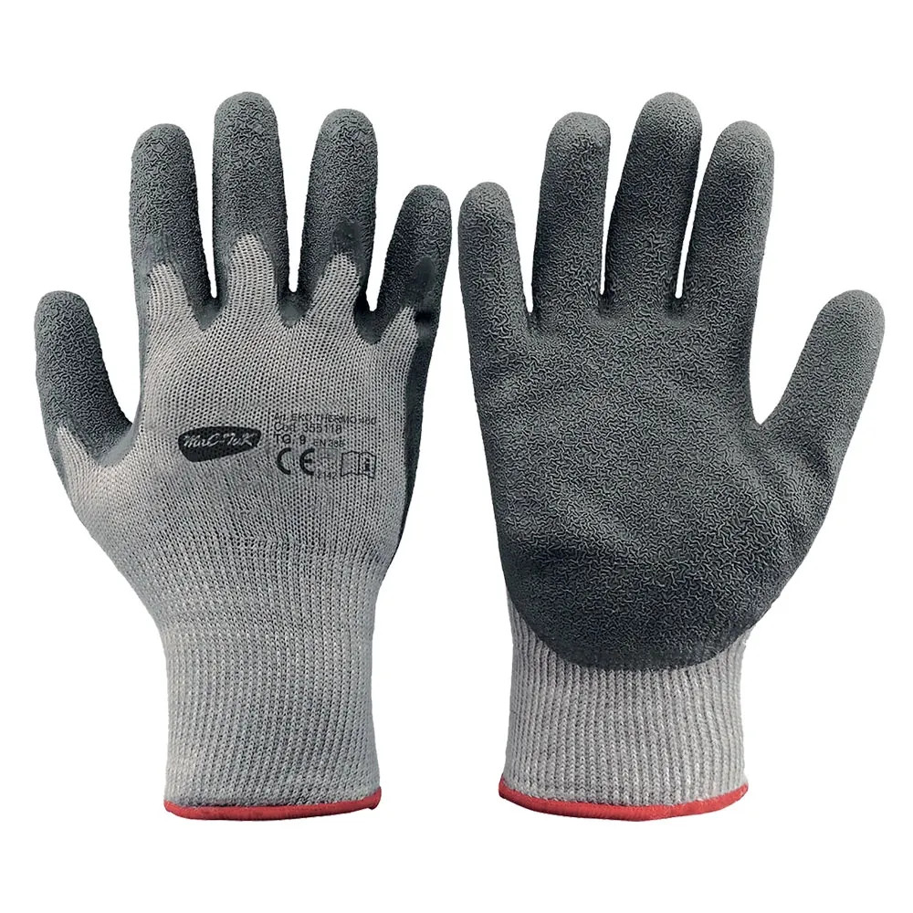 GUANTI INVERNALI POLIESTERE/LATTICE 'EKO-THERMO - NERI