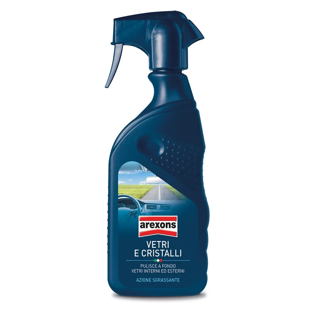 DETERGENTE SPRAY VETRI E CRISTALLI - AREXONS - Vista Principale