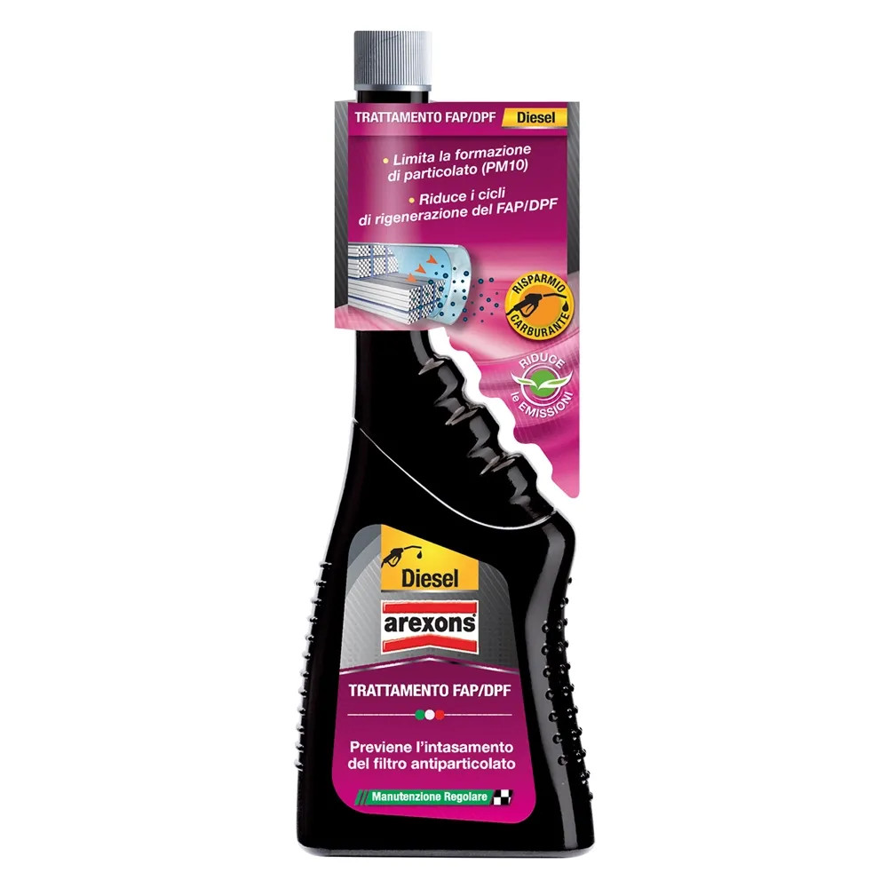 LIQUIDO ADDITIVO TRATTAMENTO FILTRO FAP/DPF - AREXONS - Vista Principale