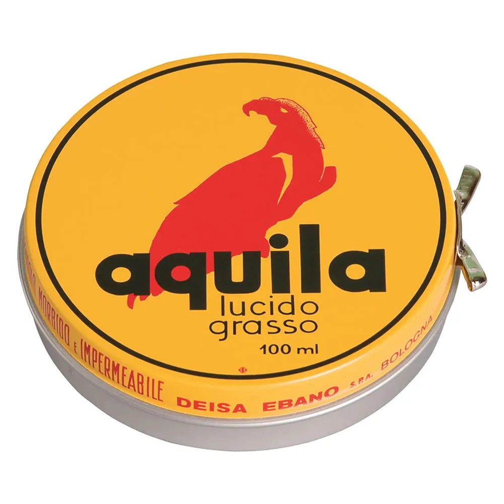 GRASSO LUCIDO PROTETTIVO IN PASTA PER SCARPE 'AQUILA' - EBANO - Vista Principale